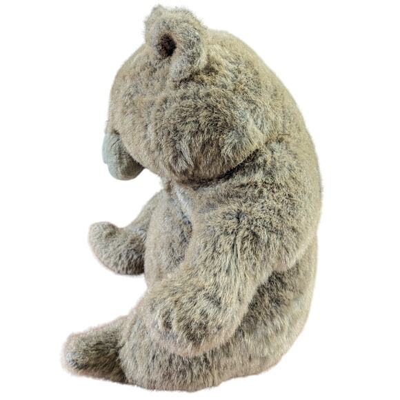 Vintage Dan-Dee Jumbo Brown Teddy Bear Plush 26" Huge Leather Nose Lovey VTG - Picture 2 of 10